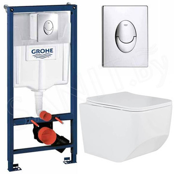 Комплект инсталляции Grohe Rapid SL 38721001 с унитазом Roxen Boro 530145-01 Rimless Soft Close