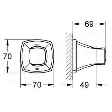 Держатель для душевой лейки Grohe Grandera 27969IG0