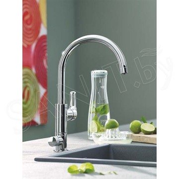 Смеситель для кухонной мойки Grohe Blue Pure Eurosmart 30383000 в комплекте с фильтром