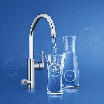 Смеситель для кухонной мойки Grohe Blue Pure Eurosmart 30383000 в комплекте с фильтром