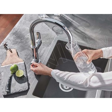 Смеситель для кухонной мойки Grohe Blue Pure Eurosmart 30383000 в комплекте с фильтром