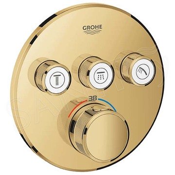 Смеситель встраиваемый Grohe Grohtherm SmartControl 29121GL0 / 29121GN0 термостатический