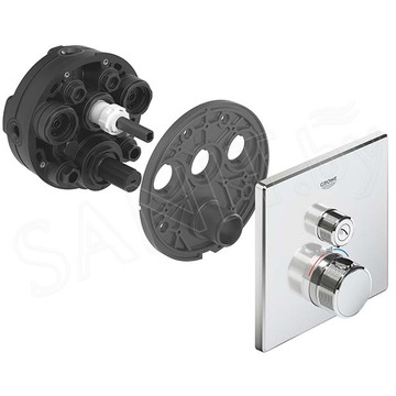 Смеситель встраиваемый Grohe Grohtherm SmartControl	29123000 термостатический