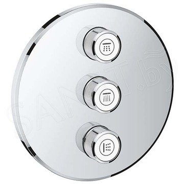Переключатель режимов встраиваемый Grohe Grohtherm SmartControl 29122000 (3 функции)