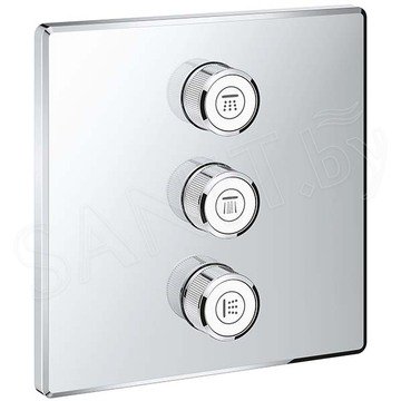 Переключатель режимов встраиваемый Grohe Grohtherm SmartControl 29127000 (3 функции)