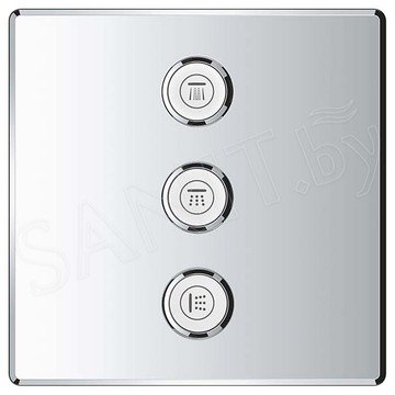 Переключатель режимов встраиваемый Grohe Grohtherm SmartControl 29127000 (3 функции)