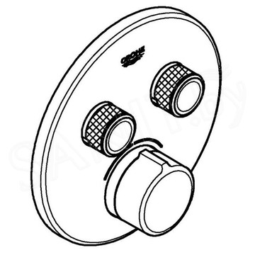 Смеситель встраиваемый Grohe SmartControl 29145000 (2 функции)