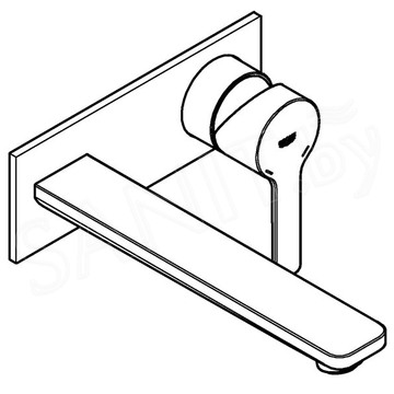 Смеситель встраиваемый Grohe Lineare 23444AL1