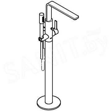 Смеситель для ванны Grohe Lineare 23792001 / 23792DC1