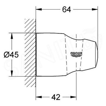 Держатель для душевой лейки Grohe Movario 28403000