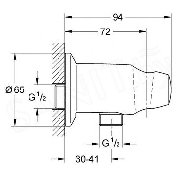 Шланговое подключение Grohe Movario 28406000