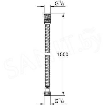 Душевой шланг Grohe Rotaflex 28417EN0