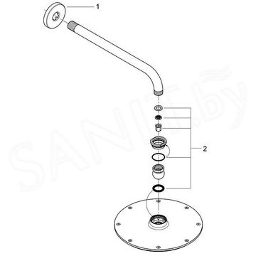 Верхний душ Grohe Rainshower Cosmopolitan Metal 26052000