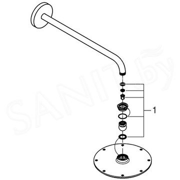 Верхний душ Grohe Rainshower Cosmopolitan 26171000