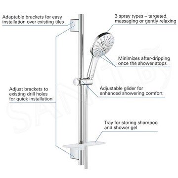 Душевой гарнитур Grohe RainShower SmartActive 130 26546000