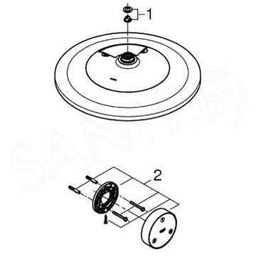 Верхний душ Grohe Rainshower 310 SmartConnect 26641000