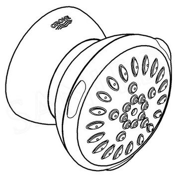 Боковой душ Grohe Relexa Ultra (2 режима) 27067000