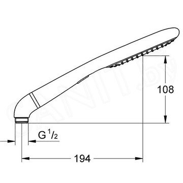 Душевая лейка Grohe Rainshower Eco 27274000