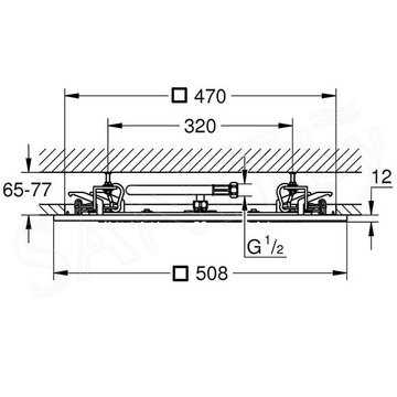 Верхний душ Grohe Rainshower F-series 27286000