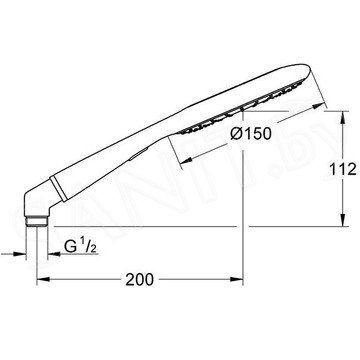 Душевая лейка Grohe Rainshower Icon 150 27628000