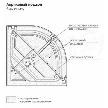 Душевая кабина Метакам Classic V3 матовая