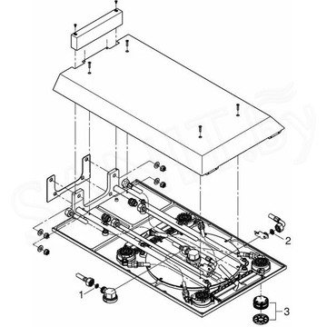 Верхний душ Grohe Rainshower F-series (3 режима) 27938001