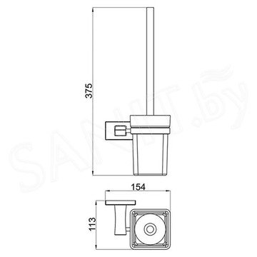 Ершик для унитаза Gappo G0710-9