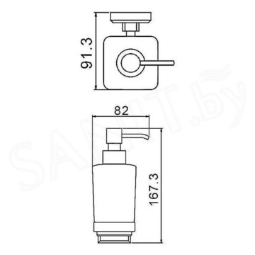 Дозатор для моющих средств Gappo G3827