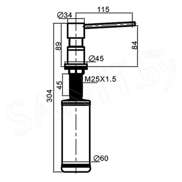 Дозатор для моющих средств Gappo G402 / G402-1 / G402-3 / G402-5