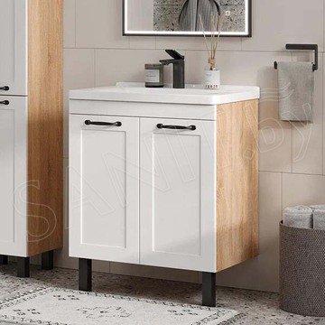 Тумба под умывальник Equil Lago 60.2D / 70.2D / 80.2D напольная