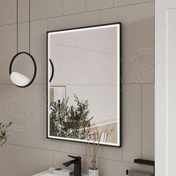 Зеркало Equil Lago LED 60 / 80 черный