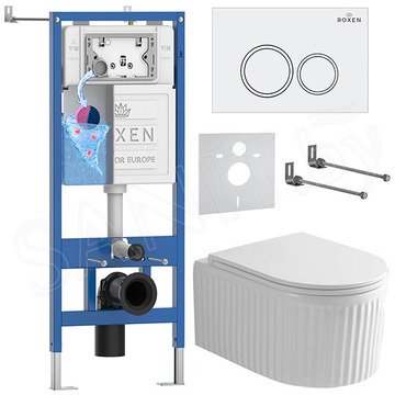 Комплект инсталляции 6 в 1 Roxen StounFix Dual Fresh 968230 с аромадозатором