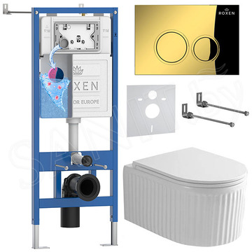 Комплект инсталляции 6 в 1 Roxen StounFix Dual Fresh 968254 с аромадозатором