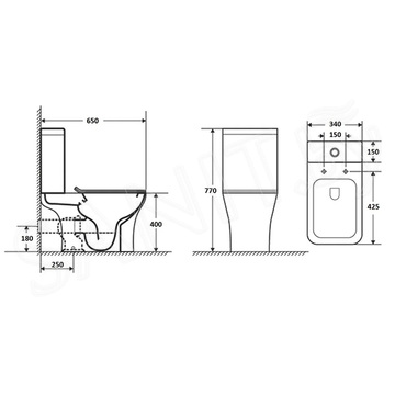 Напольный унитаз Cerutti Vettore CT7192