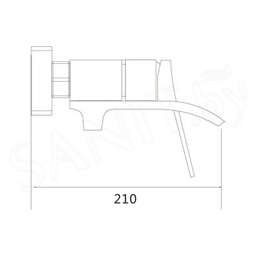 Смеситель для ванны Shevanik S4102