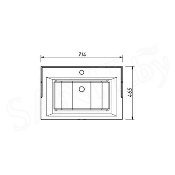 Тумба под умывальник Caprigo Ponza 70 13520-B231 / 90 13523-B231