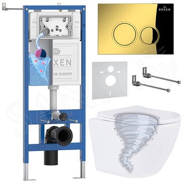 Комплект инсталляции 6 в 1 Roxen StounFix Dual Fresh 968356 с аромадозатором