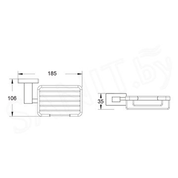 Мыльница Shevanik SG5604G