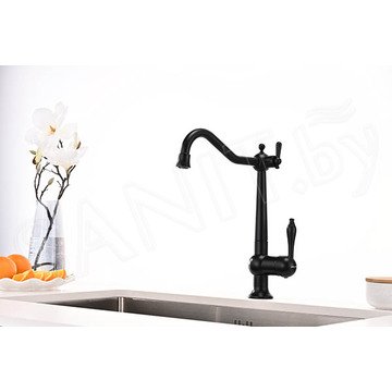 Смеситель для кухонной мойки Paulmark Retro Re213226-401 (AN) с подключением к фильтру воды