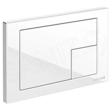 Комплект инсталляции Cersanit Vector с кнопкой Corner 64077 и унитазом City Smart CO DPL EO slim