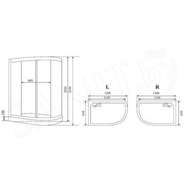 Душевая кабина Timo Standart Т-5502