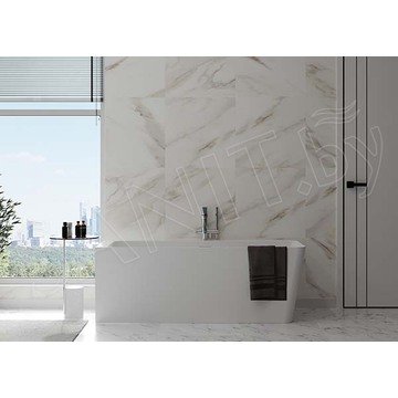 Ванна из искусственного камня Belux Турин ТУ-1600 белый матовый Solid Surface