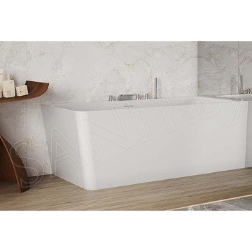 Ванна из искусственного камня Belux Турин ТУ-1600 белый матовый Solid Surface