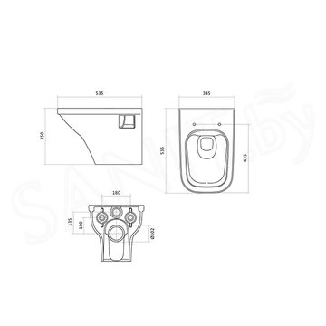 Комплект инсталляции с унитазом Santek Нео Rimless 1WH501758