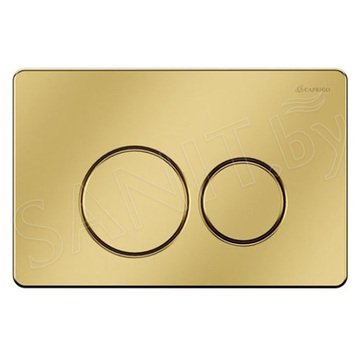 Кнопка для инсталляции Caprigo Dew Steel DS001-oro