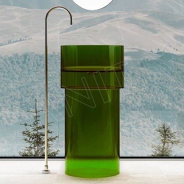 Умывальник Abber Kristall AT2701Emerald-H напольный