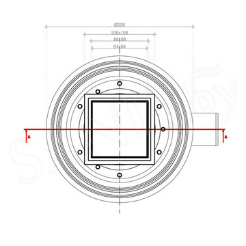 Душевой трап Pestan Confluo Standard Plate 1 2 in 1