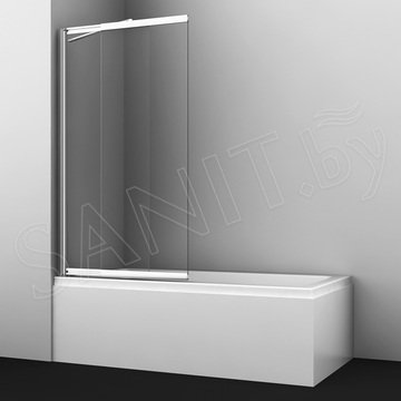 Душевая шторка на ванну Wasserkraft Main 41S02-80 / 41S02-100 WasserSchutz Fixed