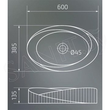 Умывальник Gid Bm888
