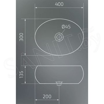 Умывальник Gid Bm9030ds